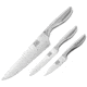 Chicago Cutlery Clybourn Kitchen Set Knife, Brushed stainless handle, 1132343