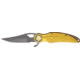 China Made Eagle Feather Linerlock Knife, Gold CN300233GD
