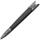 China Made Knights Dagger, 12.75in Overall, 7.75in Satin Unsharpened SS Blade, Black/Gray Synthetic Handle, Metal Alloy Guard And Pommel, Black Synthetic Scabbard, 211445-SL