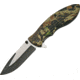 China Made Linerlock Camo Folding Knife,3in,Matte Black,Camo,Composition Handle CN300338CM