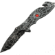 China Made Spider Web Linerlock A/O Black