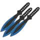 China Made Throwing Knife Set, 9in Overall, 5.5 two-tone finish double edge stainless blade, One-piece construction, 211415-BL