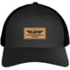 Christensen Arms Ram Leather Wordmark Wool Trucker - Mens, Dark Gray, OSFM, 730-CAH20-00-02-106-00