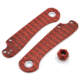 Chroma Scales Elementum Red Handle Scales, Textured Nylon PA12, 1004-0013-018-BA