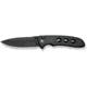 CIVIVI Hyperpulse Flipper &amp; Thumb Stud &amp; Button Lock Knife Black Aluminum Handle 3.5inch Black Stonewashed 14c28n Blade C23087a-1