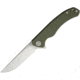 CIVIVI Courser Linerlock Folding Knife, 3.5in Satin Vg-10 SS Blade, OD Green G10, C804A