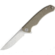 CIVIVI Courser Linerlock Folding Knife, 3.5in Satin Vg-10 SS Blade, Tan G10, C804B