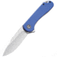 CIVIVI Elementum Linerlock Blue Folding Knife, 3 satin finish D2 tool steel blade, Blue G10 handle, C907F
