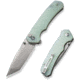 CIVIVI Button Lock Brazen Folding Knife, 3.4 in Blade, Carbon Steel, Green, C19059C3