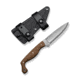 CIVIVI MDRN Hunter Fixed Blade Knife, 4.12in, Nitro V Steel, Drop Point Blade, Brown G10 Handle, C23078-2