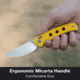 CIVIVI Noctis Thumb Stud &amp; Crossbar Lock Knife Yellow G10 Handle 2.98inch Satin Finished Nitro-v Blade
