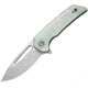 CIVIVI Odium Linerlock Jade Folding Knife, 2.63 stonewash finish D2 tool steel blade, Jade G10 handle, C2010F