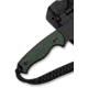CIVIVI Timberbark Fixed Green Canvas Micarta Handle 3.2inch Black Stonewashed 14c28n Blade C23094-3, With 1pc Black Lanyard, Black Kydex Sheath &amp; T-clip - C23094-3