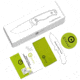 CIVIVI Timberbark Fixed Green Canvas Micarta Handle 3.2inch Black Stonewashed 14c28n Blade C23094-3, With 1pc Black Lanyard, Black Kydex Sheath &amp; T-clip - C23094-3