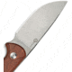 CIVIVI Timberbark Fixed Guibourtia Wood Handle 3.2inch Satin Finished 14c28n Blade C23094-4, With 1pc Black Lanyard, Black Kydex Sheath &amp; T-clip - C23094-4