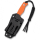 CIVIVI Timberbark Fixed Orange G10 Handle 3.2inch Satin Finished 14c28n Blade C23094-2, With 1pc Black Lanyard, Black Kydex Sheath &amp; T-clip - C23094-2