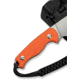 CIVIVI Timberbark Fixed Orange G10 Handle 3.2inch Satin Finished 14c28n Blade C23094-2, With 1pc Black Lanyard, Black Kydex Sheath &amp; T-clip - C23094-2