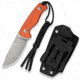 CIVIVI Timberbark Fixed Orange G10 Handle 3.2inch Satin Finished 14c28n Blade C23094-2, With 1pc Black Lanyard, Black Kydex Sheath &amp; T-clip - C23094-2
