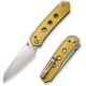 CIVIVI Vision FG Folding Knife, 3.54in, Nitro V Steel, Reverse Tanto, Ultem Amber Handle, C22036-5