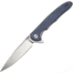 CJRB Briar Linerlock Gray Folding Knife, 3.75 stonewash finish D2 tool steel blade, Gray textured G10 handle, J1902-GYF