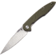 CJRB Centros Linerlock Green Folding Knife, 3.75 stonewash finish D2 tool steel blade, Green textured G10 handle, J1905-GNF