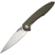 CJRB Centros Linerlock Green Folding Knife, 3.75" stonewash finish D2 tool steel blade, Green textured G10 handle, J1905-GNF