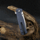 CJRB Chord Blue-Gray Folding Knife, 4.75in Closed, 3.5in Stonewash AR-RPM9 Stainless Blade, Blue-Gray G10 Handle, Nylon Case, J1927-GY