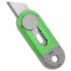 Cjrb CJRB Breeze Manual Utility OTF Knife Titanium/Green Aluminum 0.8" Satin, Gray/Green, Carbon Steel, adult, BHQ-203080