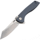 CJRB Kicker Recoil Lock Blue-Gray Folding Knife, 3.5 stonewash finish D2 tool steel blade, Blue-Gray textured G10 handle, J1915-BU