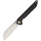 CJRB Rampart Linerlock CF Folding Knife, 3.5 stonewash finish D2 tool steel blade, Carbon fiber handle, J1907-CF