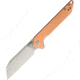 CJRB Rampart Linerlock Copper Folding Knife, 3.5 stonewash finish D2 tool steel blade, Copper handle, J1907-COP