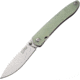 CJRB Ria Linerlock Jade Folding Knife, J1917-NTG