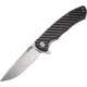 CJRB Taiga Linerlock CF Folding Knife, 3.75 stonewash finish D2 tool steel blade, Carbon fiber handle, J1903-CF