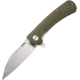 CJRB Talla Linerlock Green Folding Knife, 3.5 stonewash finish D2 tool steel blade, Green textured G10 handle, J1901-GNC