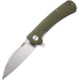 CJRB Talla Linerlock Green Folding Knife, 3.5" stonewash finish D2 tool steel blade, Green textured G10 handle, J1901-GNC