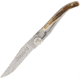 Claude Dozorme Laguiole Linerlock Stag Horn Folding Knife,3.5in,Standard Edge,Stag Handle CLD16014279