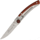 Claude Dozorme Thiers Linerlock Rosewood Folding Knife,3.5in,Standard Edge,Rosewood Handle CLD19014255