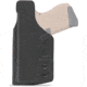 Clip &amp; Carry IWB Kydex Holster for the Glock 43, 43X, Black, Right-Handed, G43-BLK-R