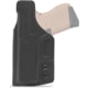 Clip &amp; Carry IWB Kydex Holster for the Glock 43, 43X, Black, Right-Handed, G43-BLK-R