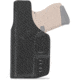 Clip &amp; Carry IWB Kydex Holster for the Glock 43, 43X, Carbon Fiber Black, Left-Handed, G43-CF-BLK-L