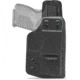 Clip &amp; Carry IWB Kydex Holster for the Springfield XD-S 3.3in &amp; MOD2 9mm/.40, Black, Left-Handed, SPXDS3-9-BLK-L