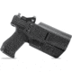 Clip &amp; Carry IWB Kydex Holster for the Walther PDP Compact &amp; Full Size 4in, Carbon Fiber Black, Right-Handed, WPDP-4-CF-BLK-R