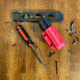 Clip &amp; Carry Kydex Sheath for the Gerber Diesel, Carbon Fiber Red, GDIESEL-CF-RED