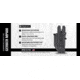 Clip &amp; Carry Kydex Sheath for the Gerber MP600, Black, GMP600-BLK