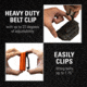 Clip &amp; Carry Kydex Sheath for the Leatherman Charge / +, Carbon Fiber Black, LCHARGE-CF-BLK