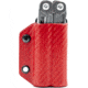 Clip &amp; Carry Kydex Sheath for the Leatherman Wingman, Sidekick, Rebar &amp; Rav, Carbon Fiber Red, LWING-CF-RED