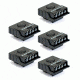 Cyclops Ultimate Mini Hat Clip Lights, 2 Black/White, 1 Green, 1 Red, 1 Blue, CYC-HCPACK