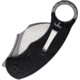 CMB Made Knives Falcon Folding Knife, 4.63in Closed, 2.75in Satin AUS-10A Stainless Karambit Blade, Black G10 Handle, Nylon Sheath, CMB-C01C