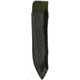 CMB Made Knives Kisame Fixed Blade Knife, 7.5in Overall, 3.5in Satin 14C28N Sandvik Blade, Black G10 Handle, Leather Sheath, CMB-FB01C