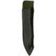 CMB Made Knives Kisame Fixed Blade Knife, 7.5in Overall, 3.5in Stonewash 14C28N Sandvik Blade, White G10 Handle, Leather Sheath, CMB-FB01B